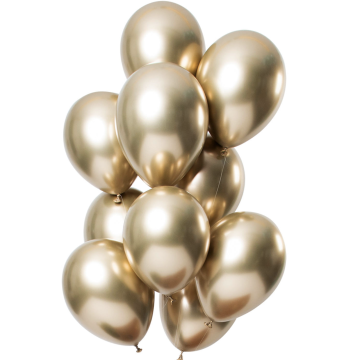 12 Luftballons Mirror Gold
