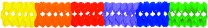 Großraumgirlande Multicolor 26x26x650cm | schwer entflammbar