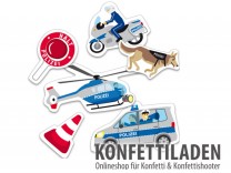 XXL Konfetti - Polizei