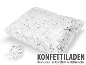 Powderfetti Konfetti - 6x6mm - Weiss