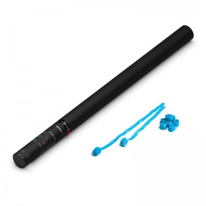 80cm Hand Konfetti Shooter - PRO - Streamer - Hellblau