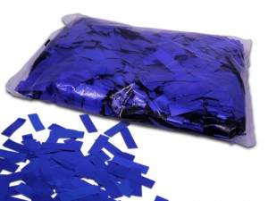 Blau Metallic Konfetti