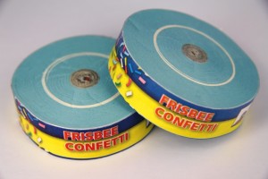 Konfetti Frisbee - Hellblau