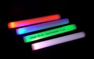 LED Schaumstoffstab 40cm mit 6 Funktionen
