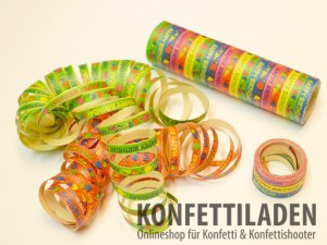 Luftschlangen - Happy Birthday