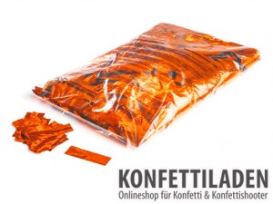 Metallic Konfetti - Orange