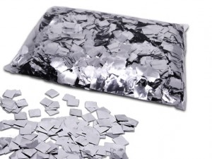 Silber Metallic Squares