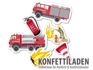 XXL Konfetti - Feuerwehr