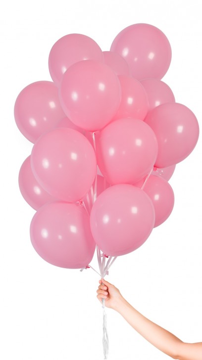 30 Luftballons - Hell Pink - Set