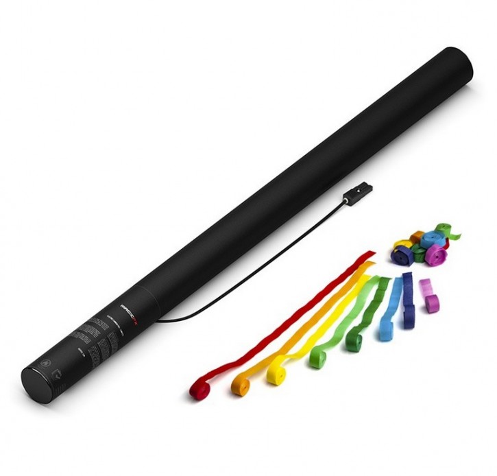 80cm E-Konfetti Shooter - Streamer - Multicolor