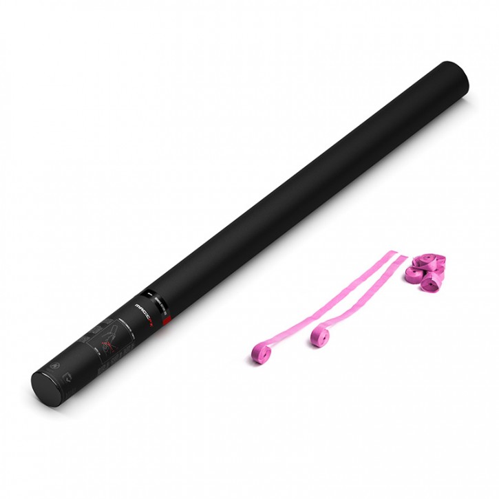 80cm Hand Konfetti Shooter - PRO - Streamer Pink.