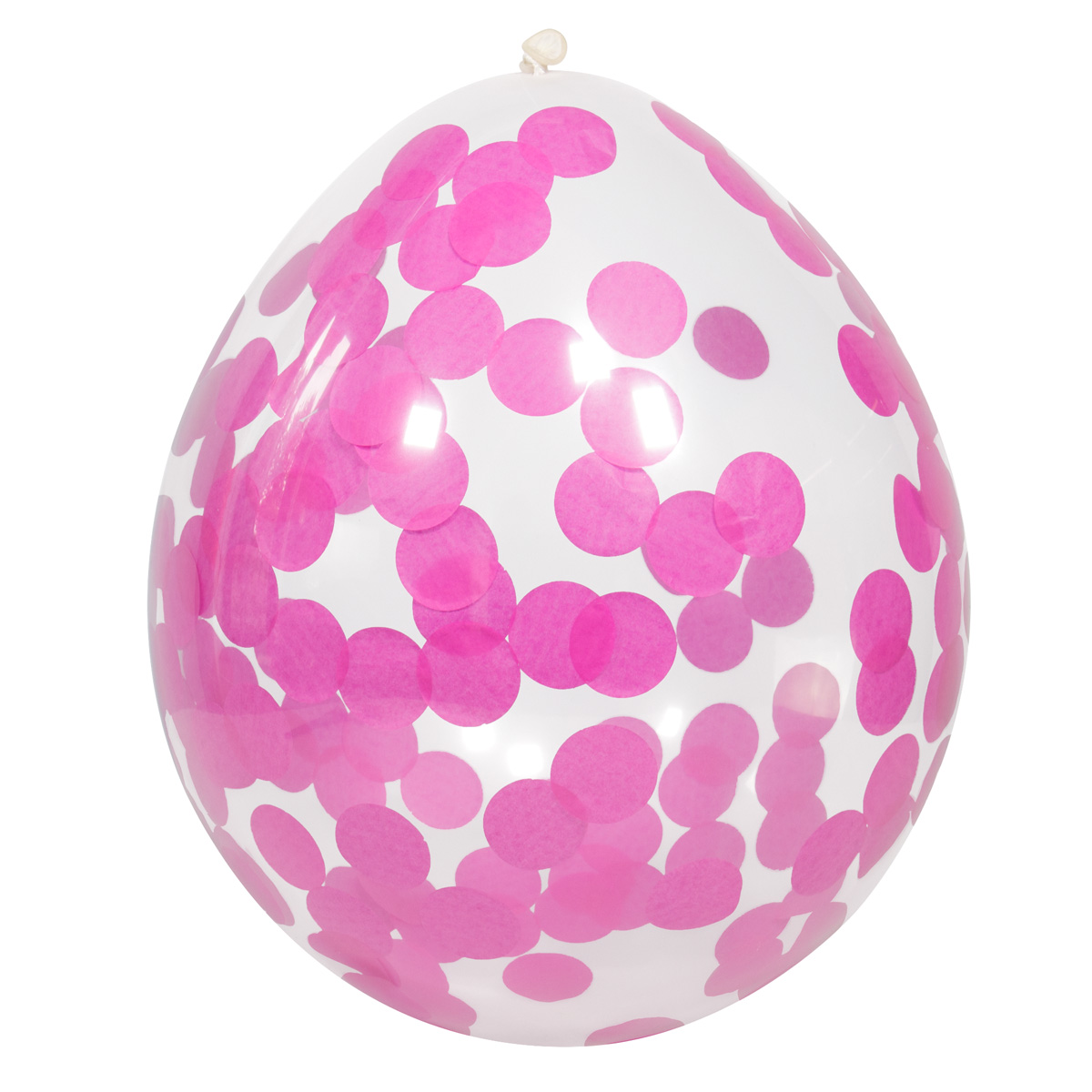 Konfetti Luftballons - Pink - 4er Set